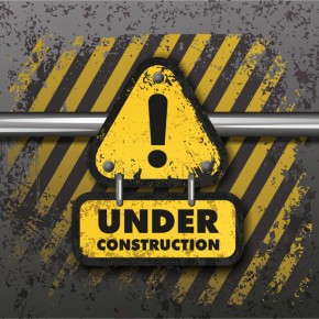 Wir bauen um! Wir bauen um!